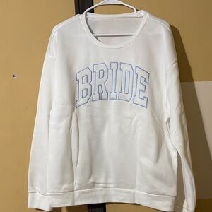 White 'Bride' Women's Top